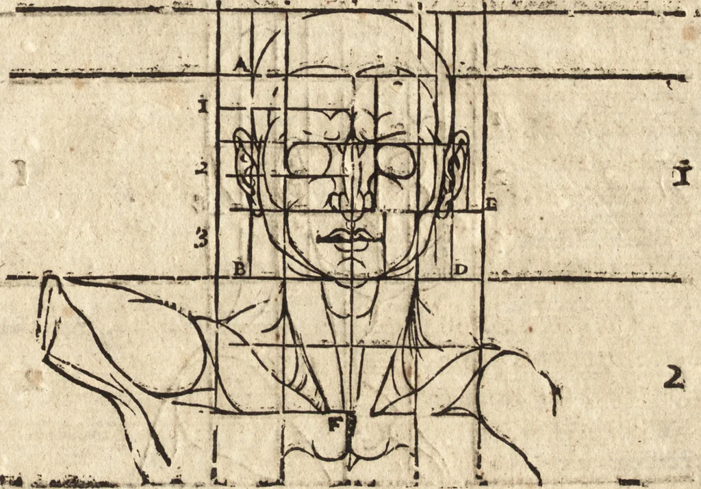 An illustration from Varia conmensuracion para le escultura y arquitectura, 1675, leaf 94
