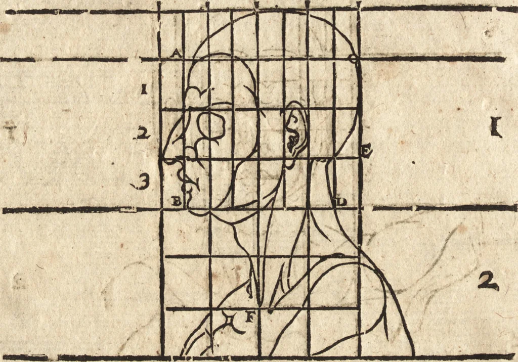 An illustration from Varia conmensuracion para le escultura y arquitectura, 1675, leaf 95
