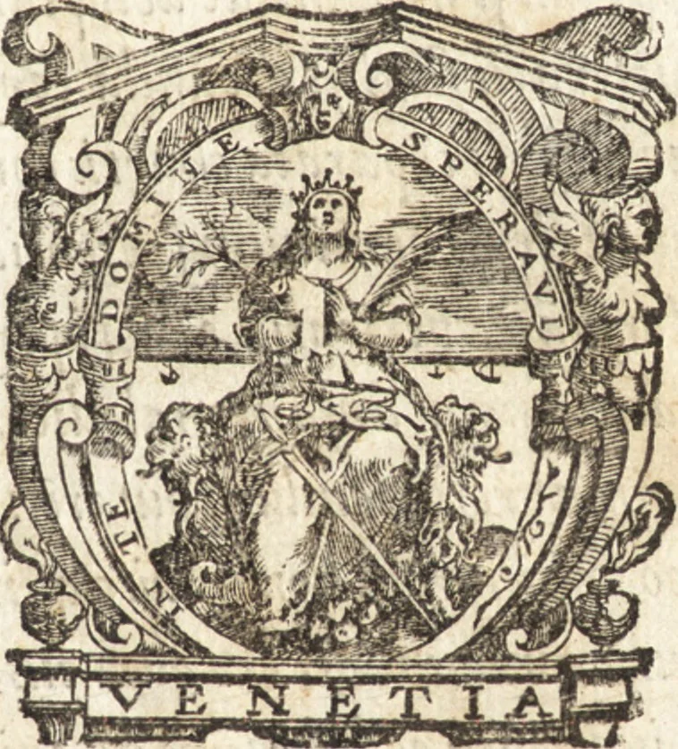 An illustration from Venetia, citta nobilissima et singolare : descritta in XIIII. libri, 1581, leaf 4