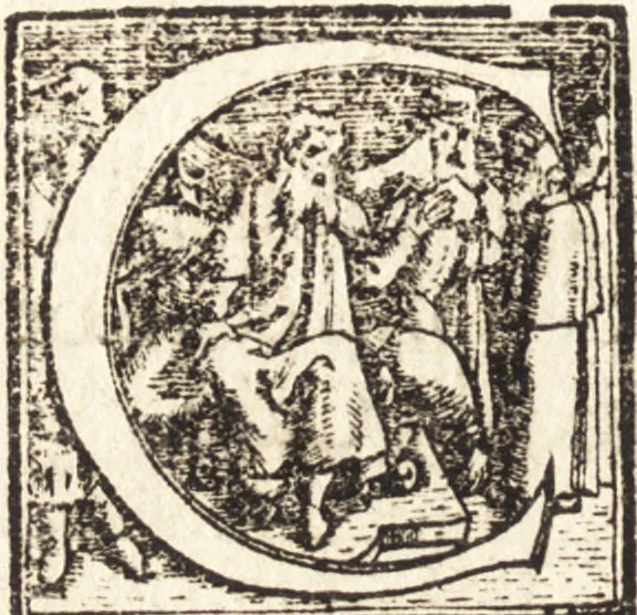 An illustration from Vitae et icones sultanorum Turcicorum, principum Persarum aliorumq[ue] illustrium heroum heroinarumq[ue] ab Osmane usq[ue] ad Mahometem II : ad vivum ex antiquis mettallis effictae, primum ex Co[n]sta[n]tinopoli D. Imp. Ferdina[n]do oblatae nunc descriptae & tetras[t]ichis succinctis illustratae, 1596, leaf 171