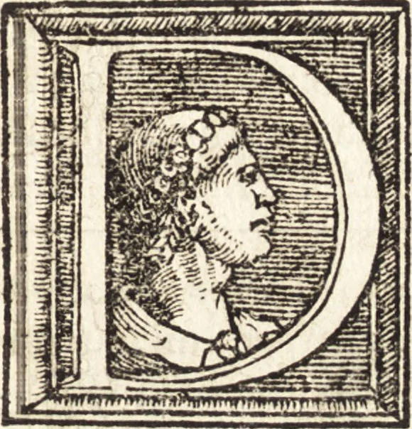 An illustration from Vitae et icones sultanorum Turcicorum, principum Persarum aliorumq[ue] illustrium heroum heroinarumq[ue] ab Osmane usq[ue] ad Mahometem II : ad vivum ex antiquis mettallis effictae, primum ex Co[n]sta[n]tinopoli D. Imp. Ferdina[n]do oblatae nunc descriptae & tetras[t]ichis succinctis illustratae, 1596, leaf 18