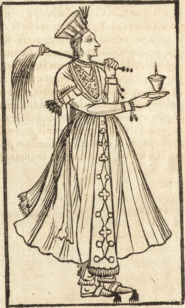 An illustration from Les voyages et obseruations du Sieur de La Boullaye-Le-Gouz, gentil-homme angeuin : où sont décrites les religions, gouuernemens, & situations des estats & royaumes d'Italie, Grece, Natolie, Syrie, Perse, Palestine, Karamenie, Kaldée, Assyrie, grand Mogol, Bijapour, Indes orientales des Portugais, Arabie, Egypte, Holande, grande Bretagne, Irlande, Dannemark, Pologne, isles & autres lieux d'Europe, Asie & Affrique, ou il à seiourné, le tout enrichy de belles figures ; et dedié à l'Eminentissime Cardinal Capponi, 1653, leaf 147