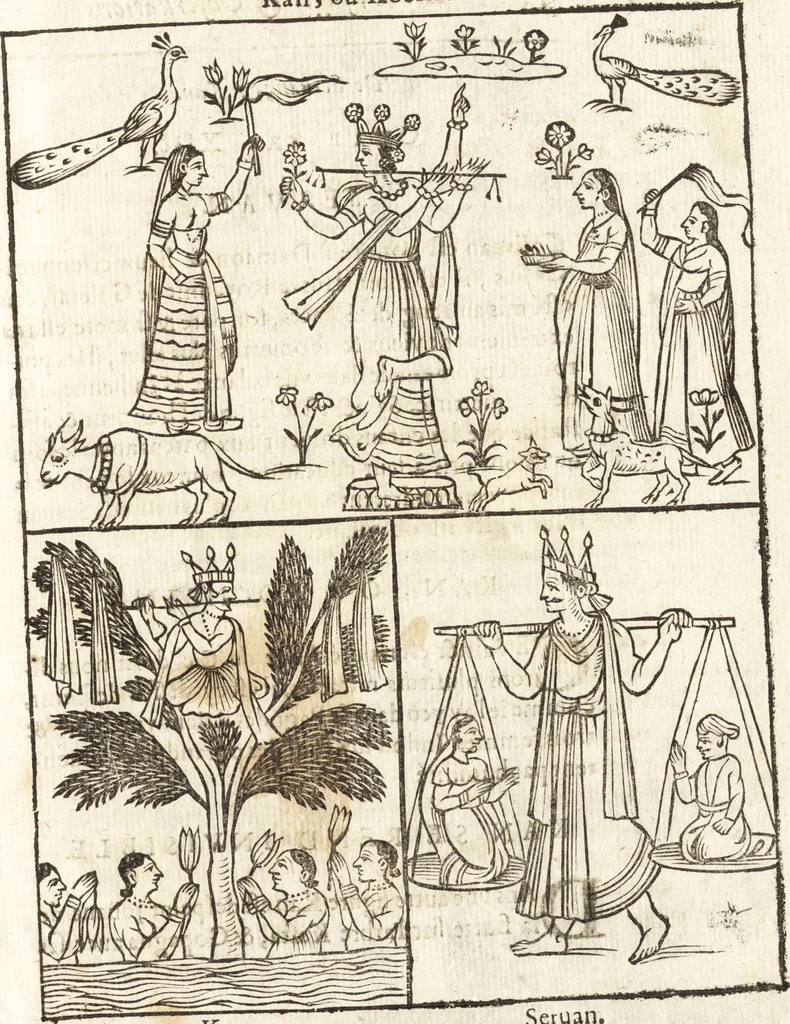 An illustration from Les voyages et obseruations du Sieur de La Boullaye-Le-Gouz, gentil-homme angeuin : où sont décrites les religions, gouuernemens, & situations des estats & royaumes d'Italie, Grece, Natolie, Syrie, Perse, Palestine, Karamenie, Kaldée, Assyrie, grand Mogol, Bijapour, Indes orientales des Portugais, Arabie, Egypte, Holande, grande Bretagne, Irlande, Dannemark, Pologne, isles & autres lieux d'Europe, Asie & Affrique, ou il à seiourné, le tout enrichy de belles figures ; et dedié à l'Eminentissime Cardinal Capponi, 1653, leaf 192