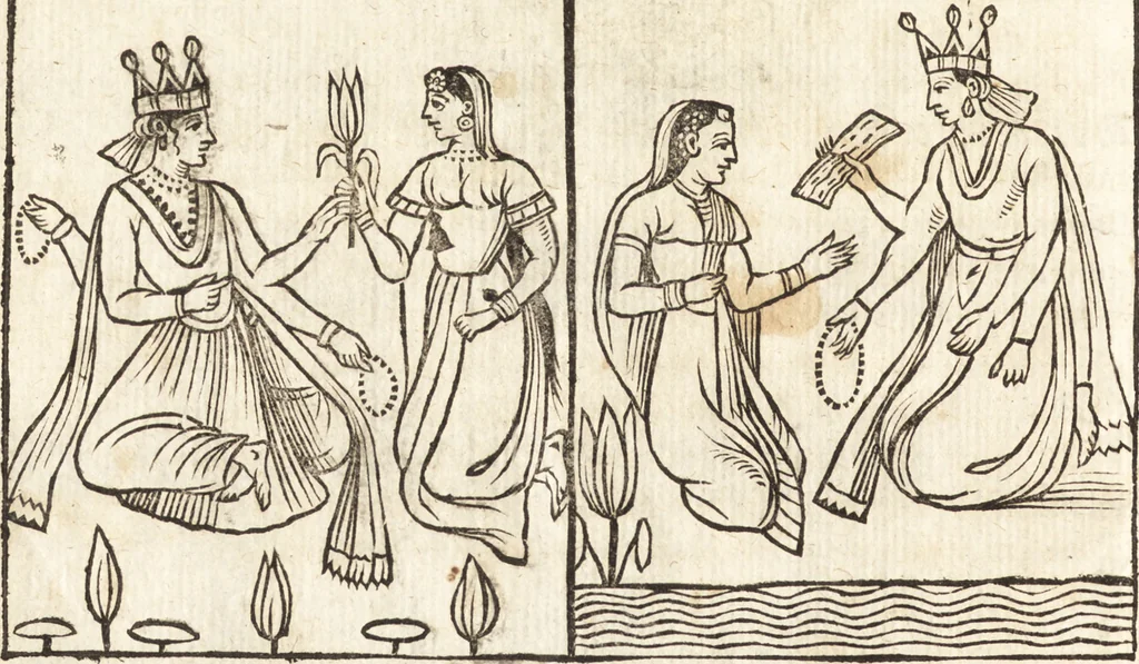 An illustration from Les voyages et obseruations du Sieur de La Boullaye-Le-Gouz, gentil-homme angeuin : où sont décrites les religions, gouuernemens, & situations des estats & royaumes d'Italie, Grece, Natolie, Syrie, Perse, Palestine, Karamenie, Kaldée, Assyrie, grand Mogol, Bijapour, Indes orientales des Portugais, Arabie, Egypte, Holande, grande Bretagne, Irlande, Dannemark, Pologne, isles & autres lieux d'Europe, Asie & Affrique, ou il à seiourné, le tout enrichy de belles figures ; et dedié à l'Eminentissime Cardinal Capponi, 1653, leaf 195