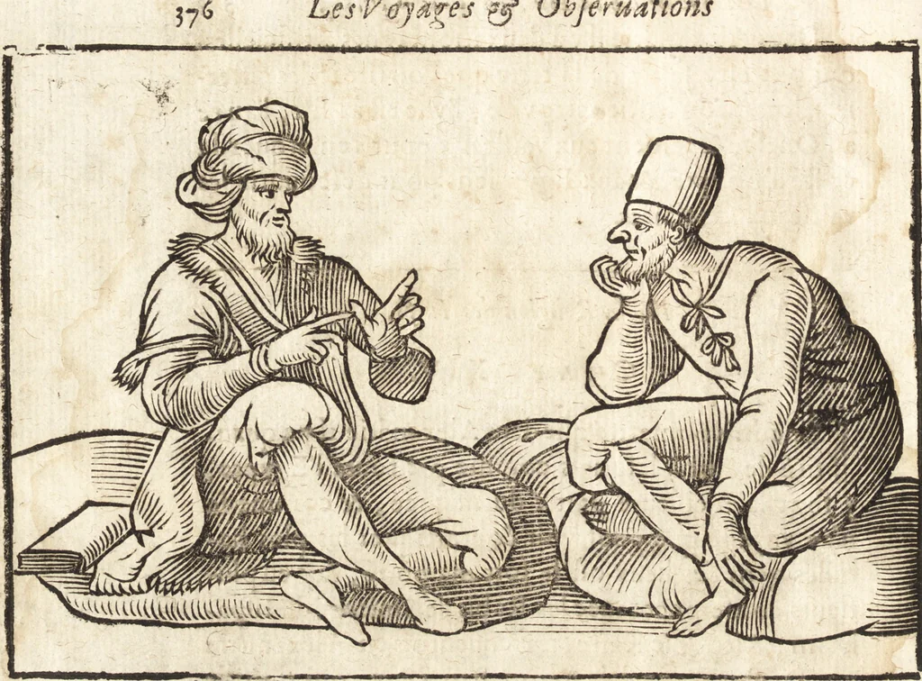 An illustration from Les voyages et obseruations du Sieur de La Boullaye-Le-Gouz, gentil-homme angeuin : où sont décrites les religions, gouuernemens, & situations des estats & royaumes d'Italie, Grece, Natolie, Syrie, Perse, Palestine, Karamenie, Kaldée, Assyrie, grand Mogol, Bijapour, Indes orientales des Portugais, Arabie, Egypte, Holande, grande Bretagne, Irlande, Dannemark, Pologne, isles & autres lieux d'Europe, Asie & Affrique, ou il à seiourné, le tout enrichy de belles figures ; et dedié à l'Eminentissime Cardinal Capponi, 1653, leaf 395