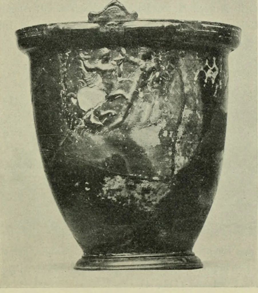 An illustration from Griechische Bronzeeimer im Berliner Antiquarium, 1914, leaf 12