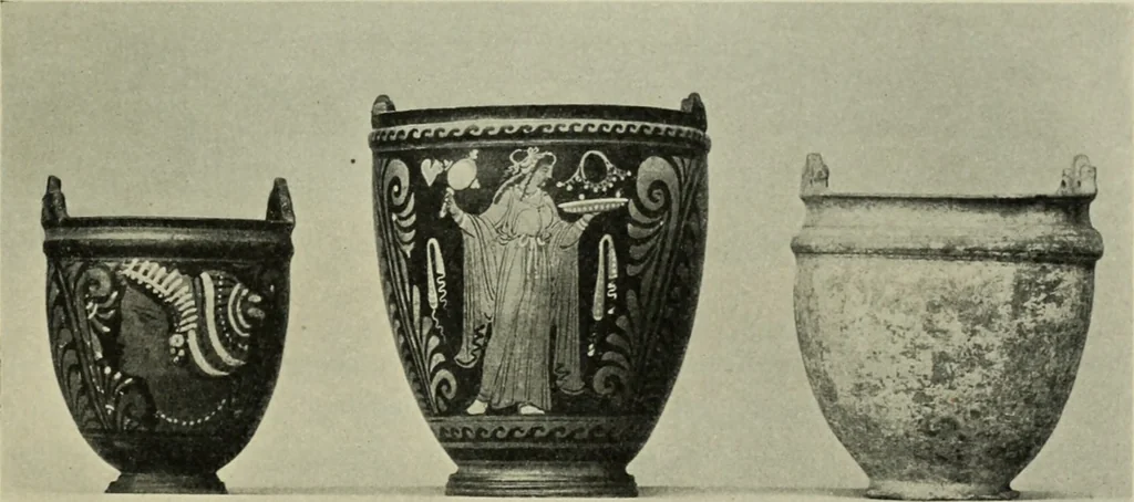 An illustration from Griechische Bronzeeimer im Berliner Antiquarium, 1914, leaf 14