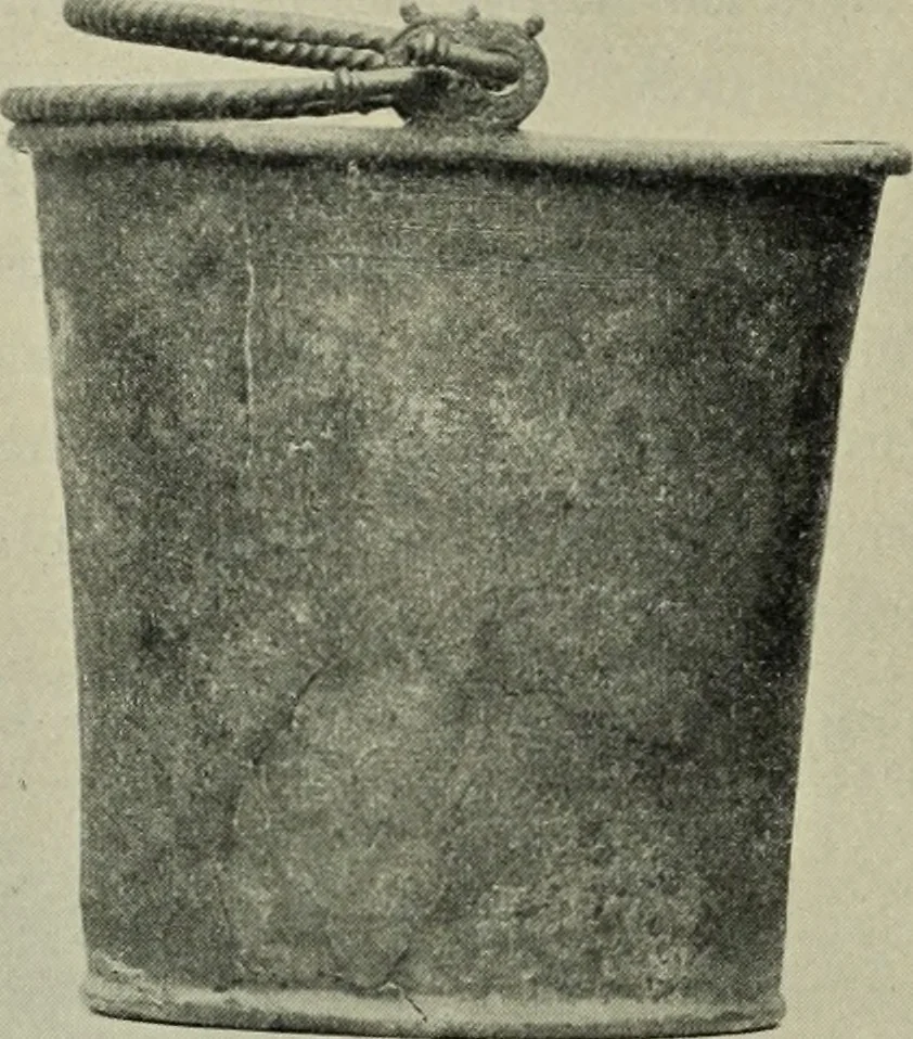 An illustration from Griechische Bronzeeimer im Berliner Antiquarium, 1914, leaf 15