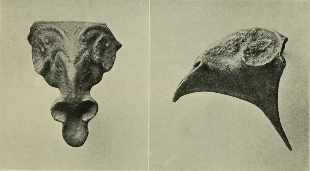An illustration from Griechische Bronzeeimer im Berliner Antiquarium, 1914, leaf 18