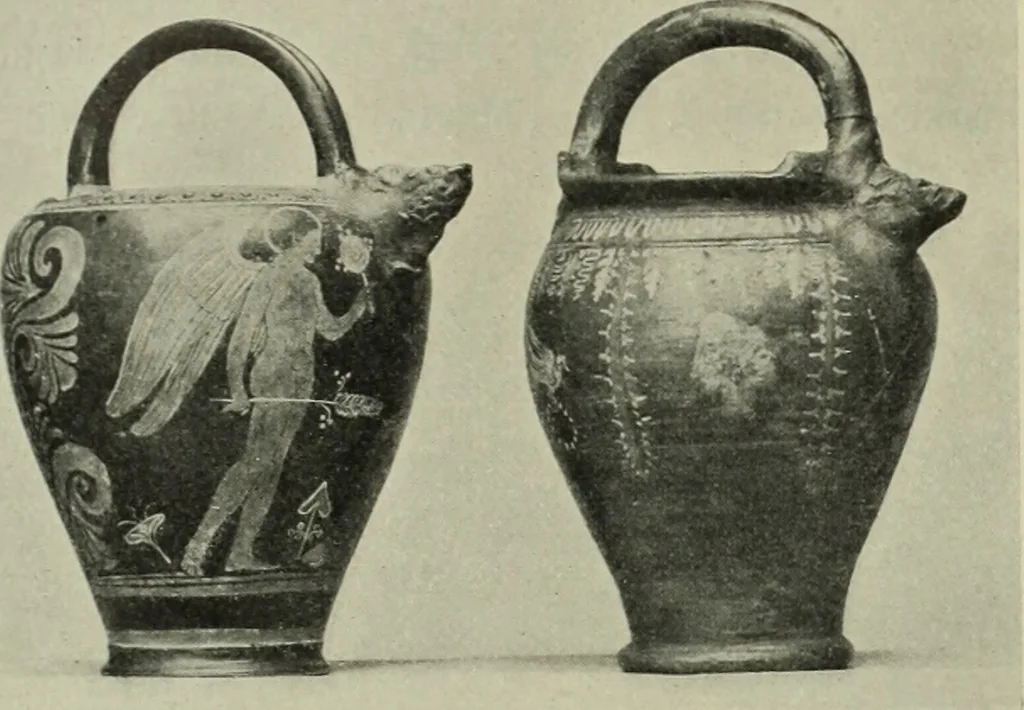 An illustration from Griechische Bronzeeimer im Berliner Antiquarium, 1914, leaf 19