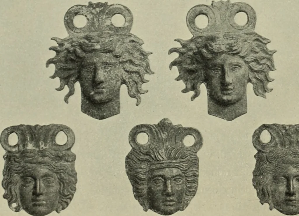 An illustration from Griechische Bronzeeimer im Berliner Antiquarium, 1914, leaf 19