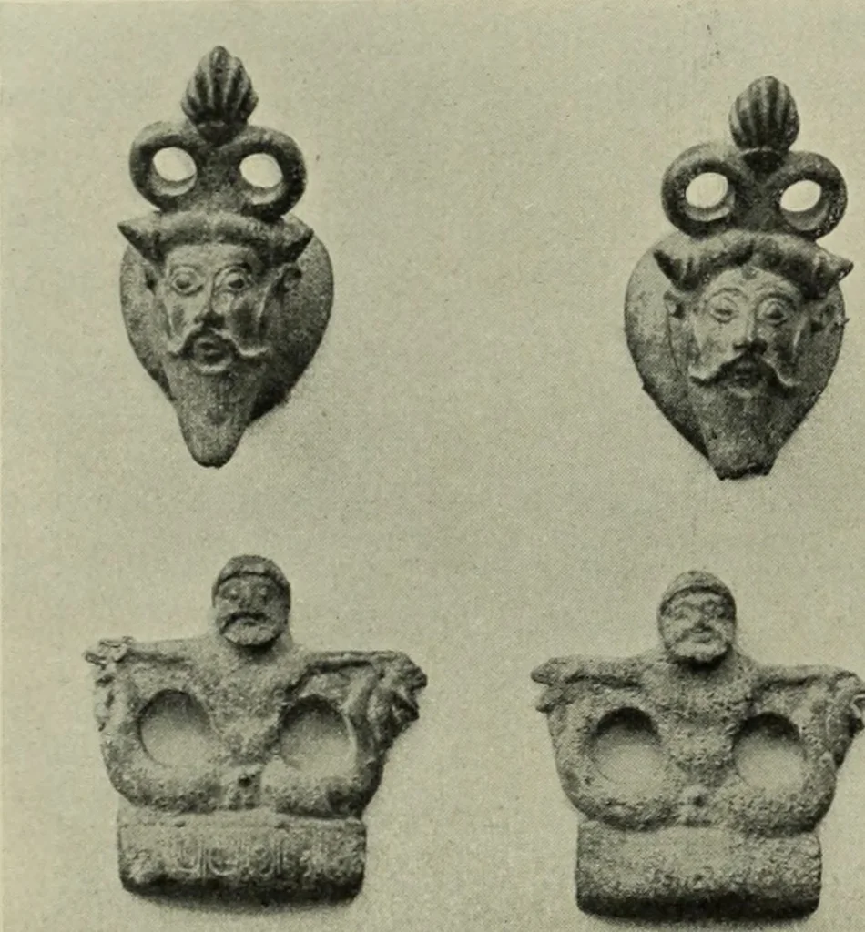 An illustration from Griechische Bronzeeimer im Berliner Antiquarium, 1914, leaf 25