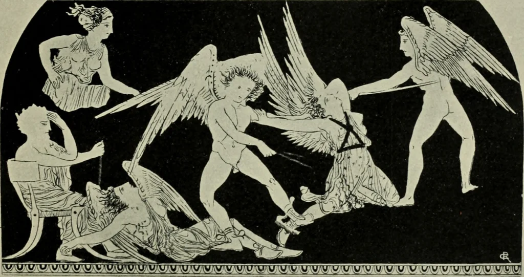 An illustration from Griechische Bronzeeimer im Berliner Antiquarium, 1914, leaf 26