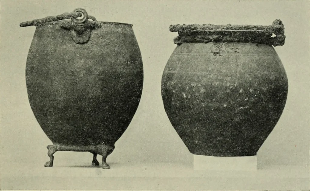 An illustration from Griechische Bronzeeimer im Berliner Antiquarium, 1914, leaf 28