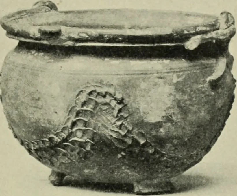 An illustration from Griechische Bronzeeimer im Berliner Antiquarium, 1914, leaf 30