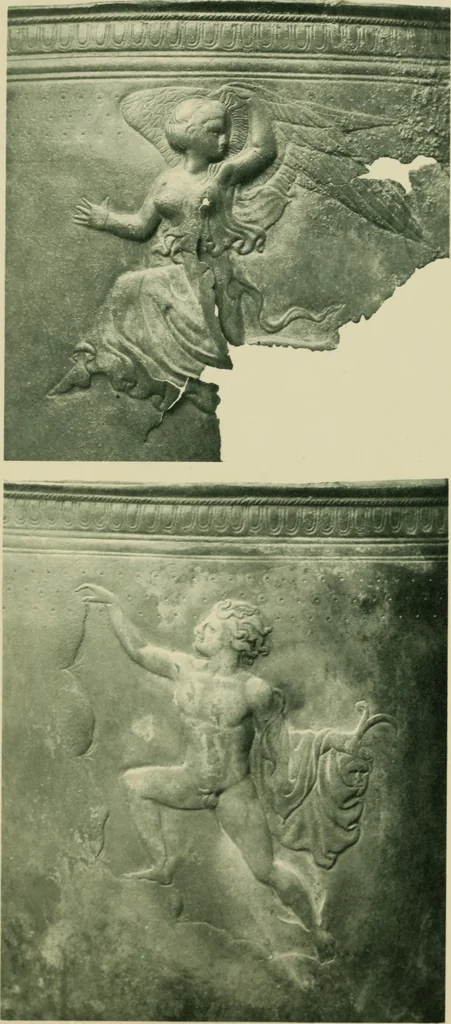 An illustration from Griechische Bronzeeimer im Berliner Antiquarium, 1914, leaf 44