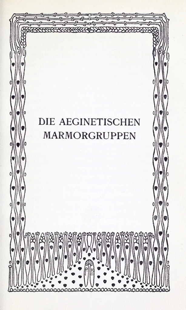 An illustration from Griechische Studien : Gesammelte Aufsätze, 1904, leaf 285