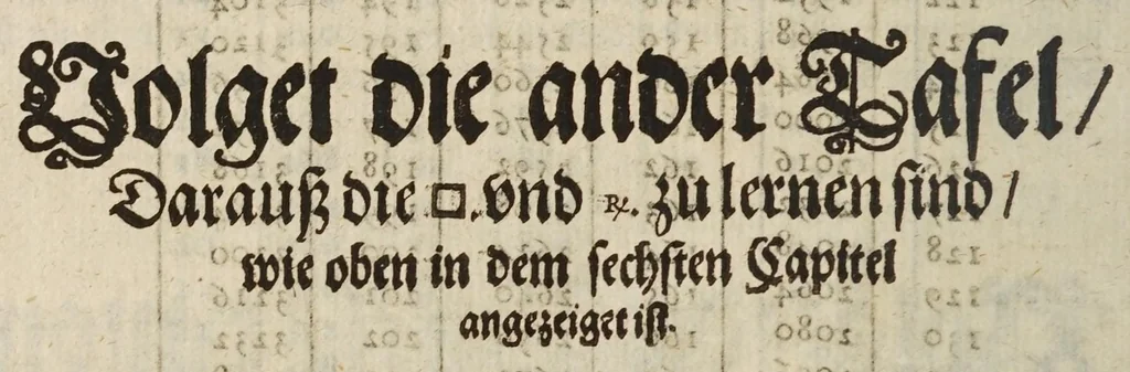 An illustration from Gründtlicher Bericht vom Feldmessen, wie man allerley Felder, Wiesen, Wälde, vnd andere Ort, durch wahren geometrischen Grund abmessen vnd Erkundigen solle : darinnen sonderlich die grosse Irrthumben, so bisshero in dieser Kunst vorgangen, eröffnet vnd verbessert werden : dessgleichen von dem Marscheiden, Bergwercken, Wasserwagen, vnd andern herrlichen Erfindungen nutzlicher Bericht., 1615, leaf 30