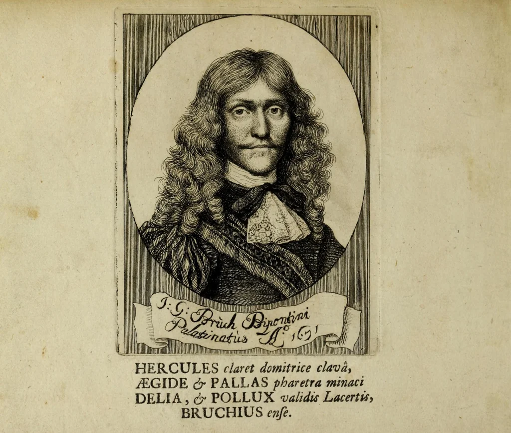 An illustration from Grondige beschryvinge van de edele ende ridderlijcke scherm- ofte wapen-konste : noyt diergelijcke in dese nederduytse tale in den druck uytgegaen, met veele schoone kopere figueren verciert, 1676, leaf 6