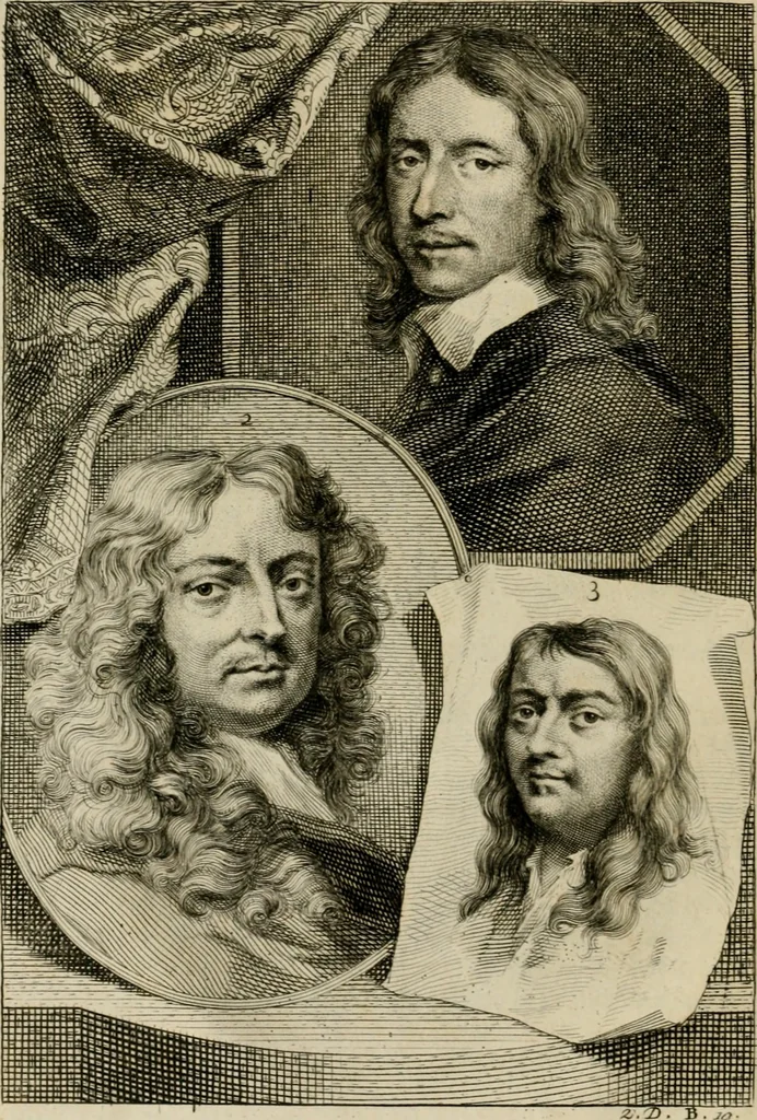 An illustration from De groote schouburgh der Nederlantsche konstschilders en schilderessen : waar van 'er veele met hunne beeltenissen ten tooneel verschynen, en hun levensgedrag en konstwerken beschreven worden: zynde een vervolg op het Schilderboek van K. v. Mander ..., 1753, leaf 27