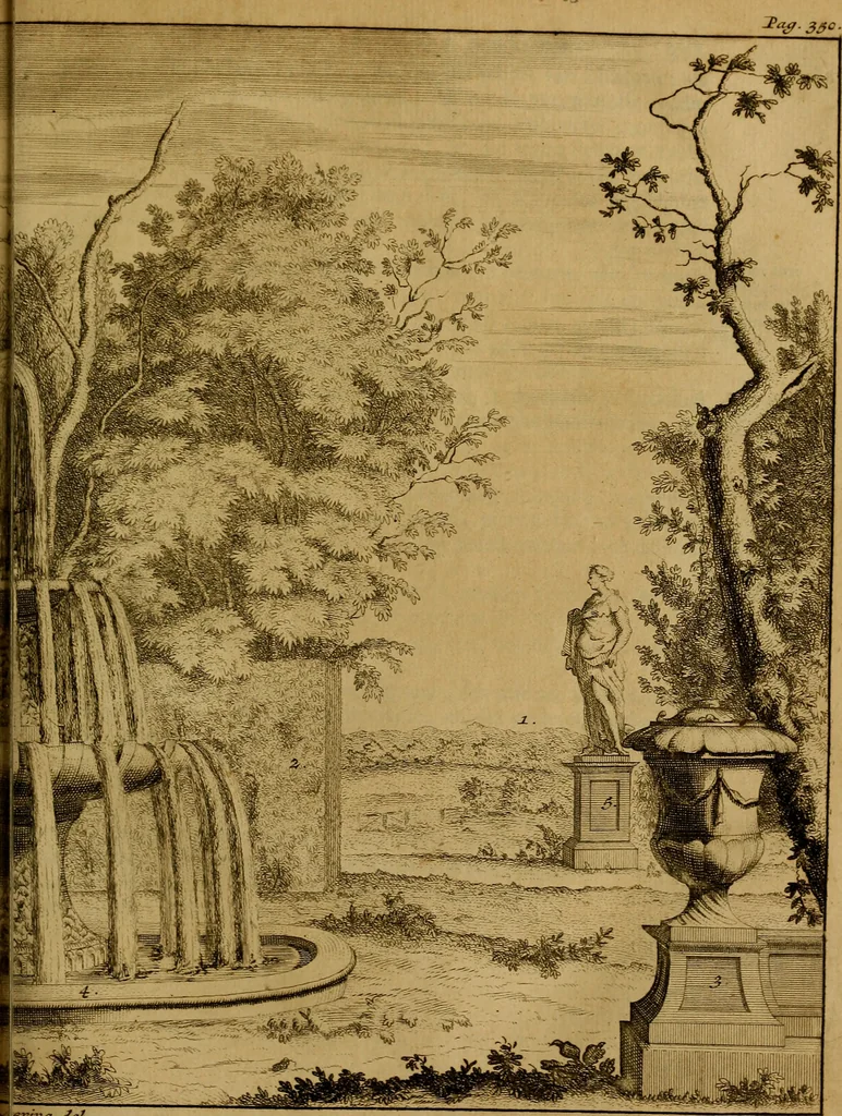An illustration from Groot schilderboek : waar in de schilderkonst in al haar deelen grondig werd onderweezen, ook door redeneeringen en printverbeeldingen verklaard : met voorbeelden uyt de beste konst-stukken der oude en nieuwe puyk-schilderen bevestigd : en derzelver wel- en misstand aangeweezen, 1712, leaf 456