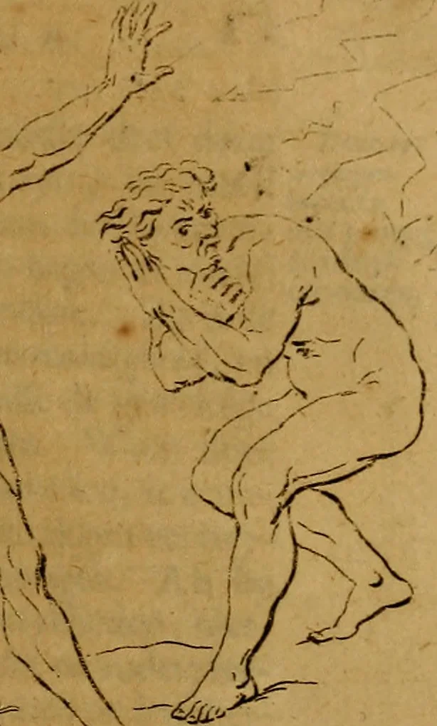 An illustration from Groot schilderboek : waar in de schilderkonst in al haar deelen grondig werd onderweezen, ook door redeneeringen en printverbeeldingen verklaard : met voorbeelden uyt de beste konst-stukken der oude en nieuwe puyk-schilderen bevestigd : en derzelver wel- en misstand aangeweezen, 1712, leaf 56