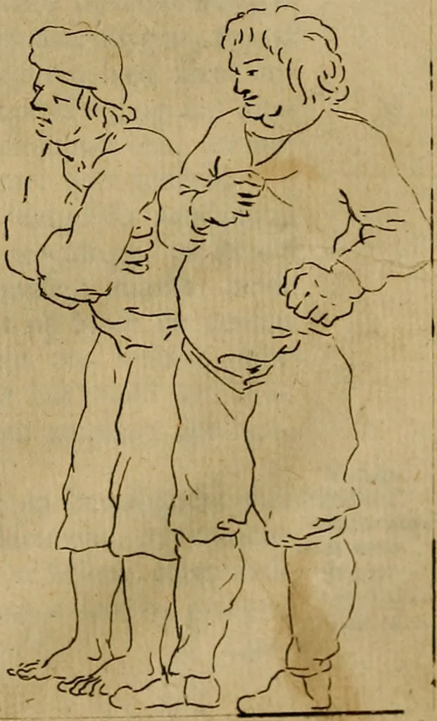 An illustration from Groot schilderboek : waar in de schilderkonst in al haar deelen grondig werd onderweezen, ook door redeneeringen en printverbeeldingen verklaard : met voorbeelden uyt de beste konst-stukken der oude en nieuwe puyk-schilderen bevestigd : en derzelver wel- en misstand aangeweezen, 1712, leaf 86