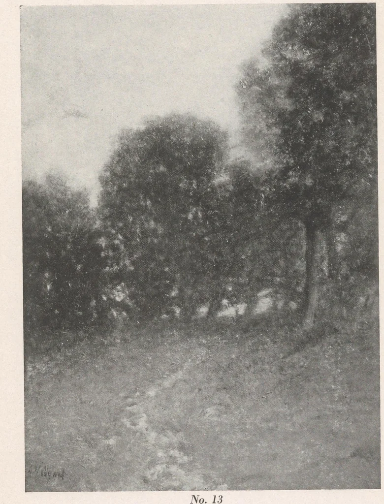 An illustration from A group of paintings by Murphy, Tryon, Walker, and Wyant .., 1918, leaf 33