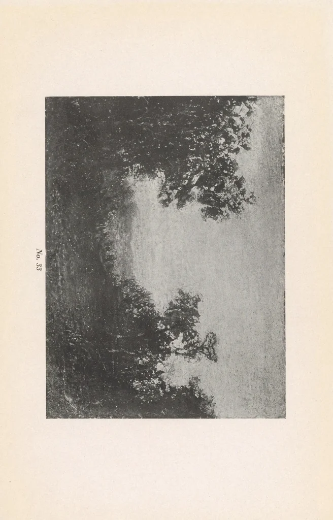 An illustration from A group of paintings by Murphy, Tryon, Walker, and Wyant .., 1918, leaf 73
