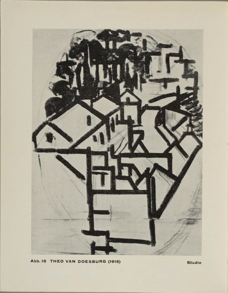 An illustration from Grundbegriffe Der Neuen Gestaltenden Kunst [Basic Concepts of the New Creative Art], 1925, leaf 52