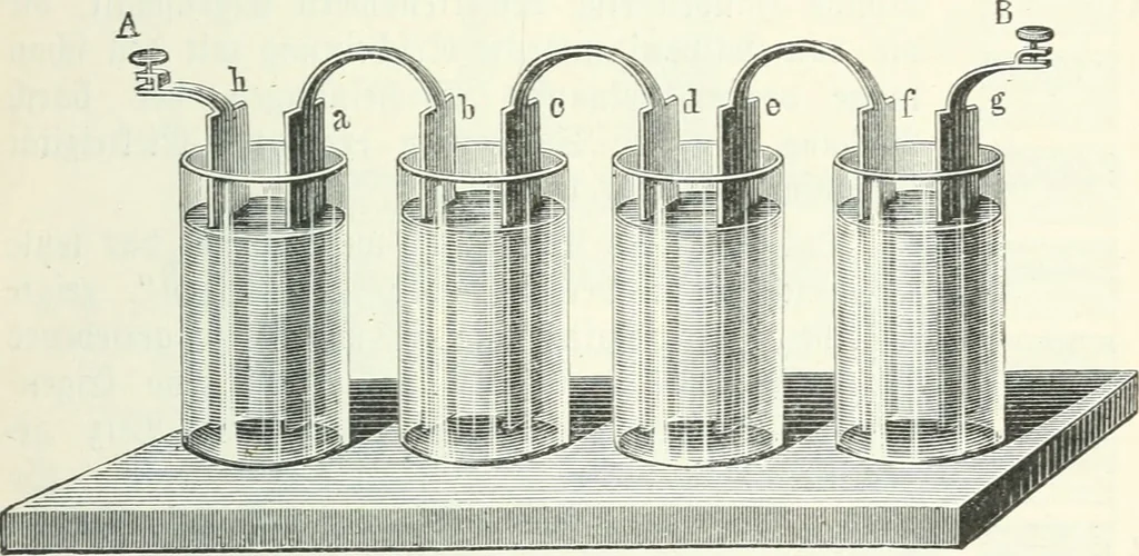 An illustration from Grundlagen der Elekrotechnik, 1907, leaf 18