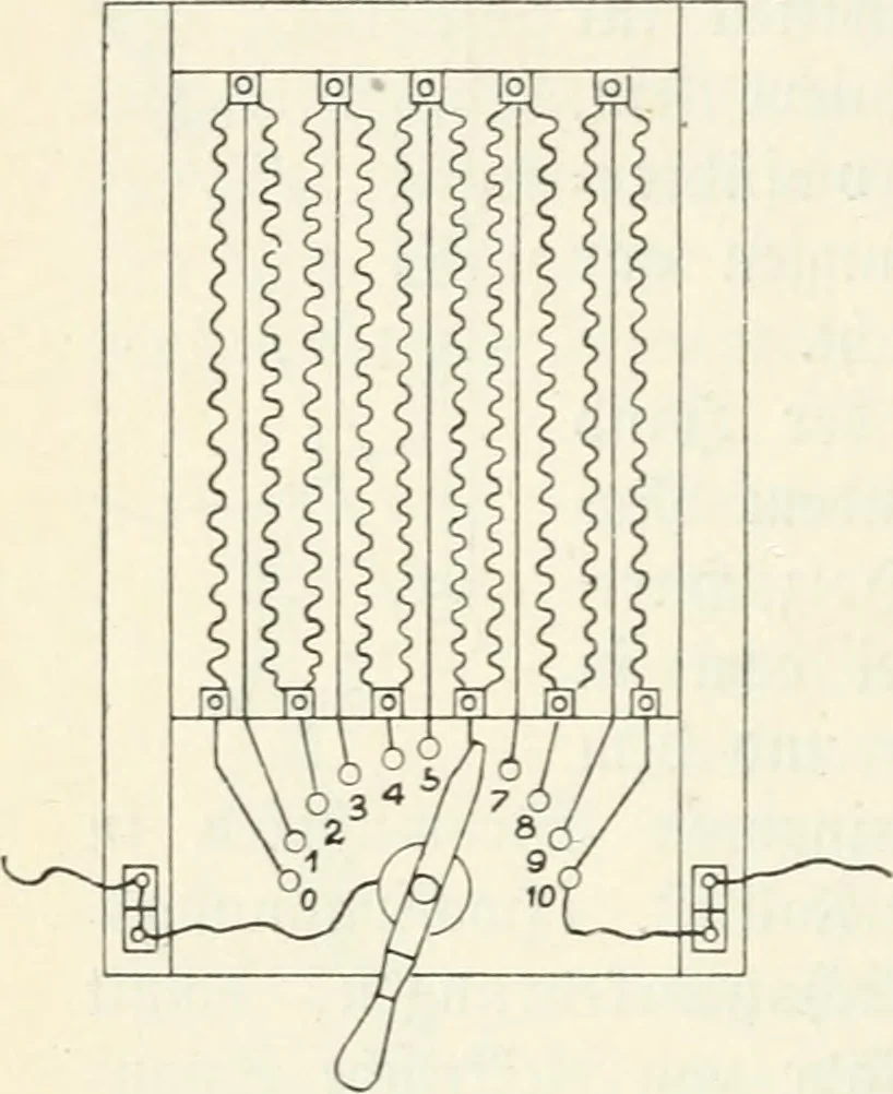 An illustration from Grundlagen der Elekrotechnik, 1907, leaf 35