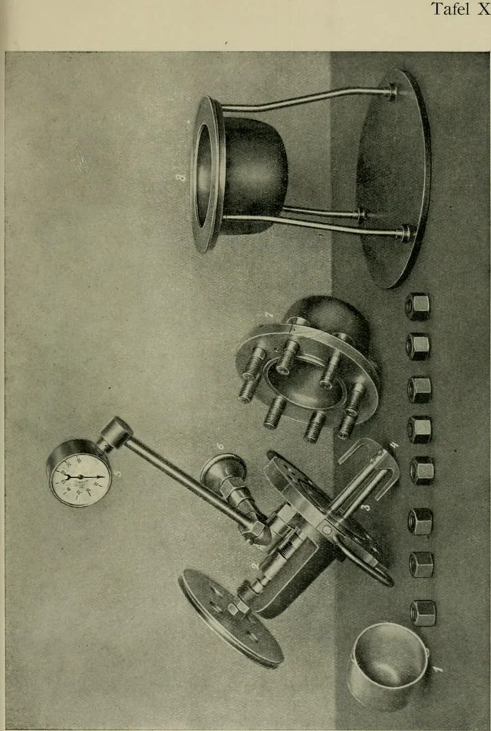 An illustration from Grundlegende operationen der farbenchemie, 1920, leaf 232