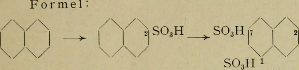 An illustration from Grundlegende operationen der farbenchemie, 1920, leaf 30