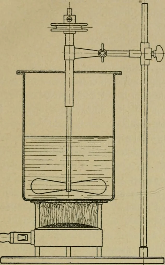 An illustration from Grundlegende operationen der farbenchemie, 1920, leaf 40