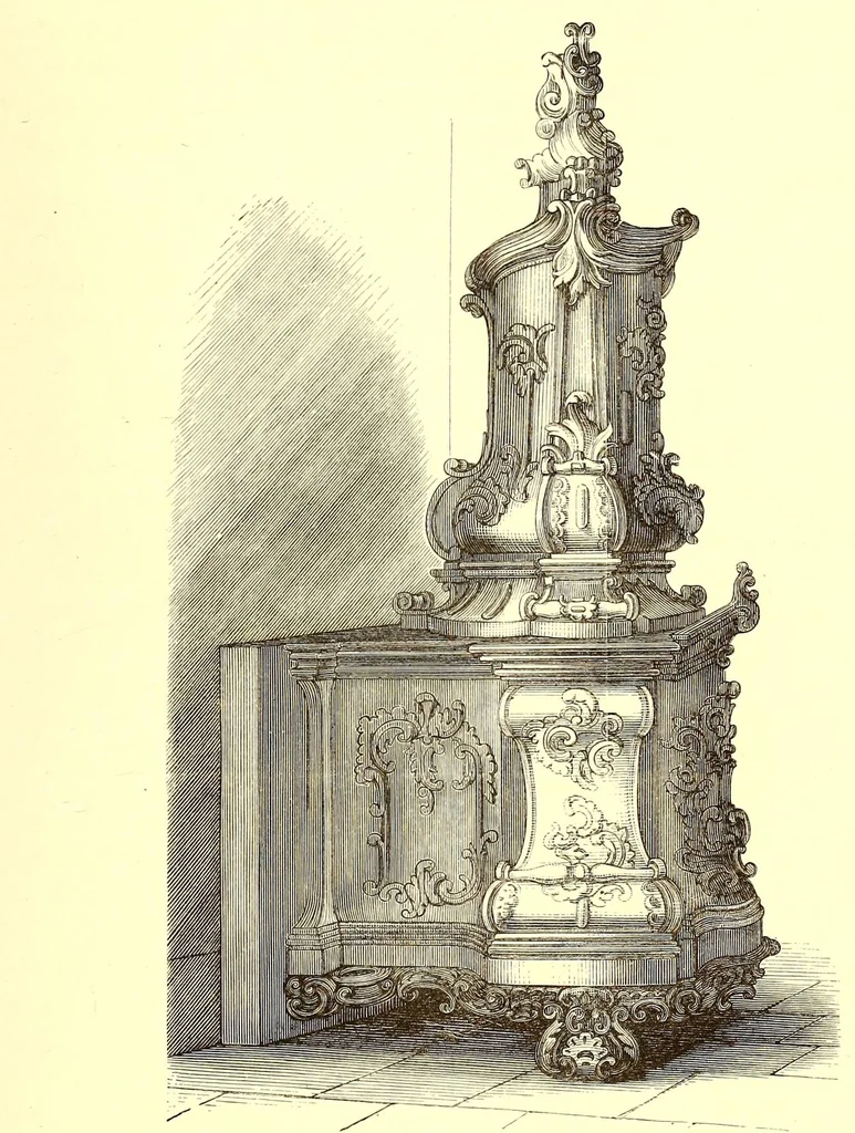 An illustration from Grundriss der keramik in bezug auf das kunstgewerbe. Eine historische darstellung ihres entwickelungsganges in Europa, dem Orient und Ostasien von den ältesten zeiten bis auf die gegenwart. Ein zuverlässiger führer für kunstfreunde, sammler, fabrikanten, modelleure und gewerbeschulen wie auchals ergänzung zur kunstgeschichte, 1879, leaf 1061