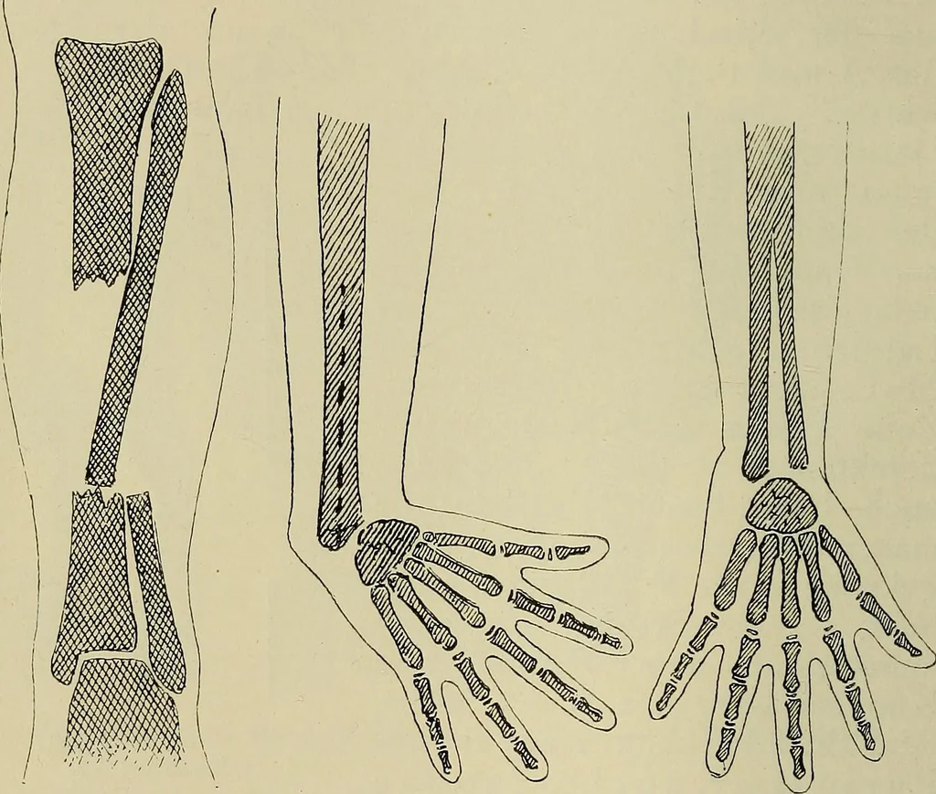 An illustration from Grundriss und Atlas der allgemeinen Chirurgie, 1905, leaf 112