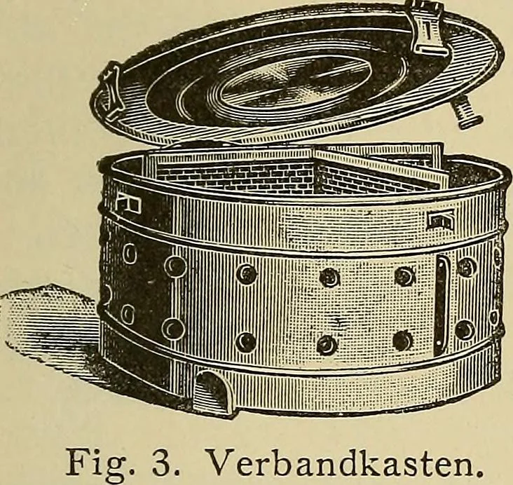 An illustration from Grundriss und Atlas der allgemeinen Chirurgie, 1905, leaf 25