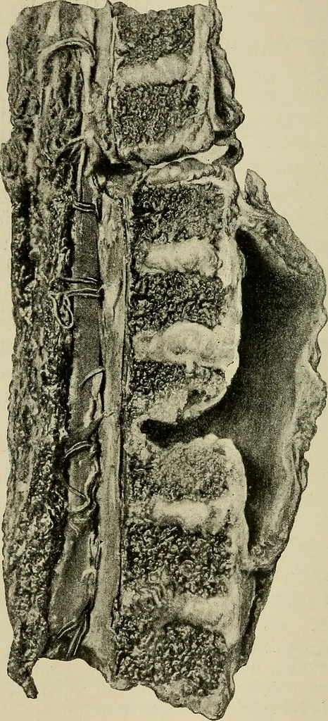 An illustration from Grundriss und Atlas der allgemeinen Chirurgie, 1905, leaf 346