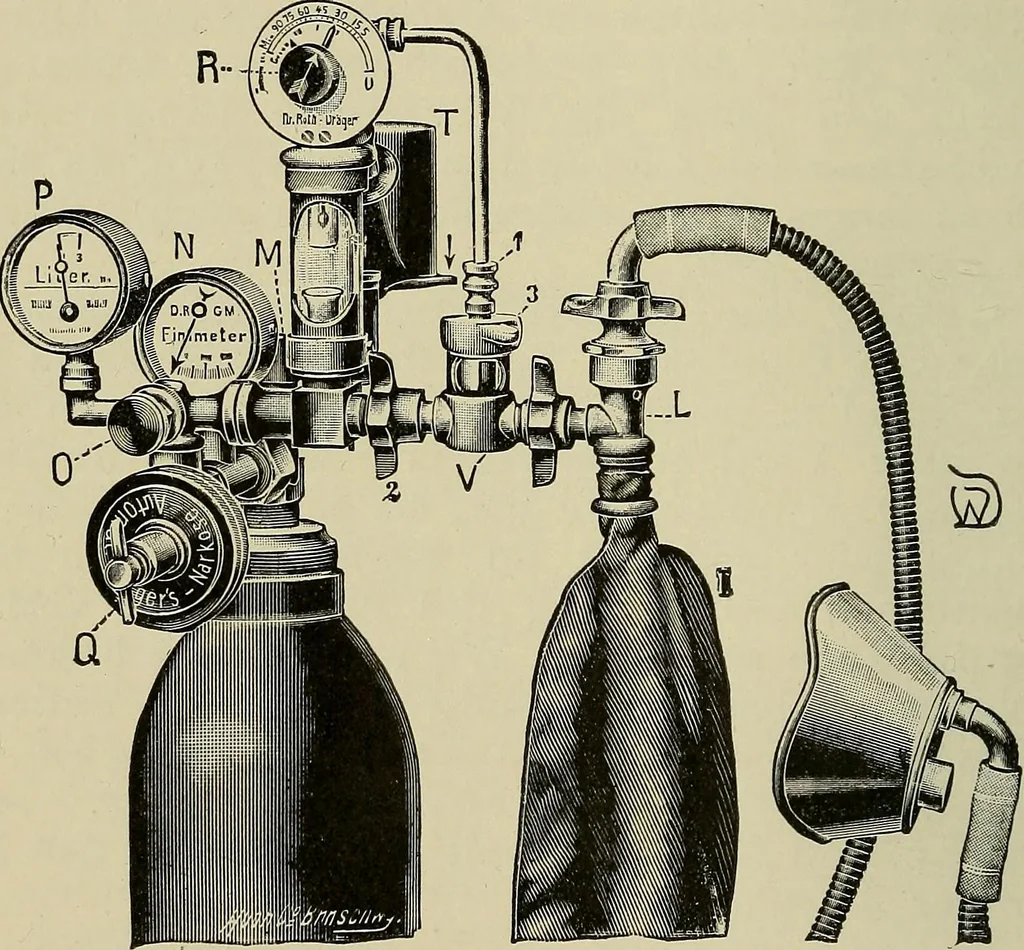 An illustration from Grundriss und Atlas der allgemeinen Chirurgie, 1905, leaf 42