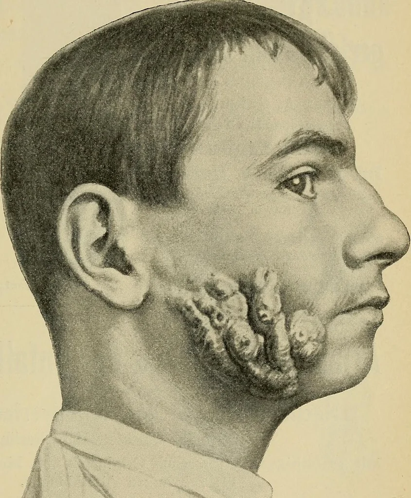 An illustration from Grundriss und Atlas der allgemeinen Chirurgie, 1905, leaf 501