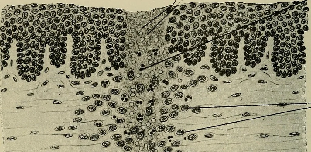 An illustration from Grundriss und Atlas der allgemeinen Chirurgie, 1905, leaf 58