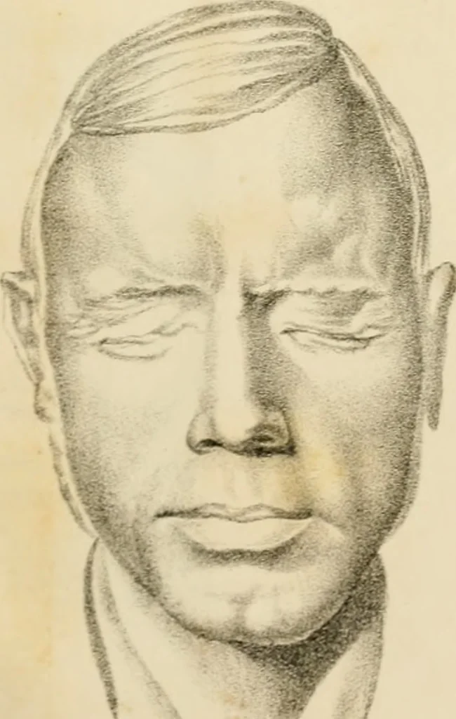 An illustration from Grundzüge der Phrenologie; oder, Anleitung zum Studium dieser Wissenschaft, 1842, leaf 402