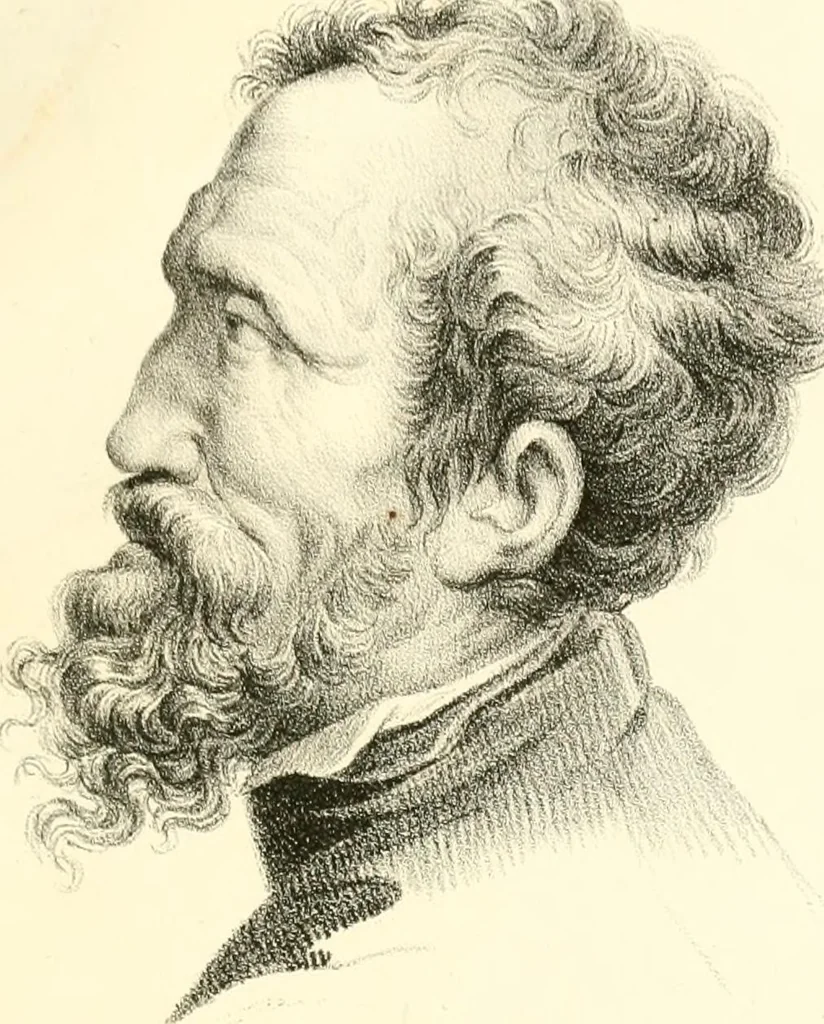 An illustration from Grundzüge der Phrenologie; oder, Anleitung zum Studium dieser Wissenschaft, mit Berücksichtigung der neueren Forschungen auf dem Gebiete der Physiologie und Psychologie, 1856, leaf 620