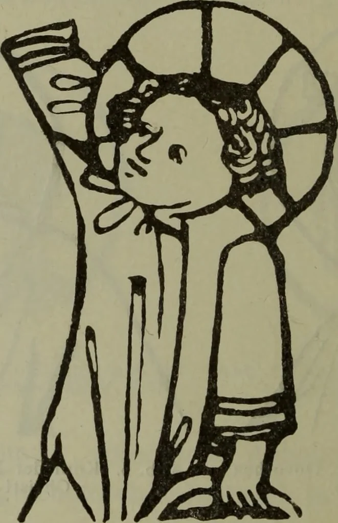 An illustration from Gruppierungsversuche im Bereiche des ältesten Holzschnittes, 1911, leaf 23