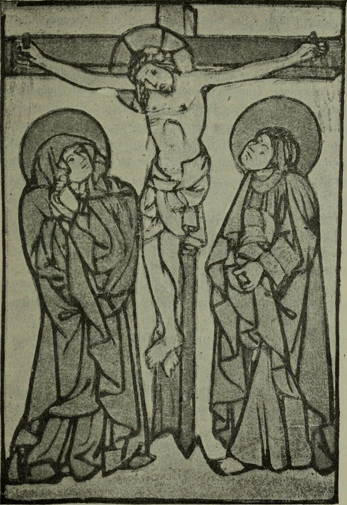 An illustration from Gruppierungsversuche im Bereiche des ältesten Holzschnittes, 1911, leaf 24