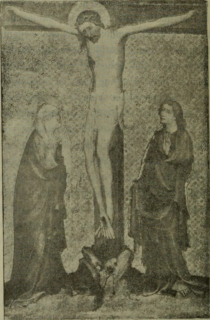 An illustration from Gruppierungsversuche im Bereiche des ältesten Holzschnittes, 1911, leaf 37