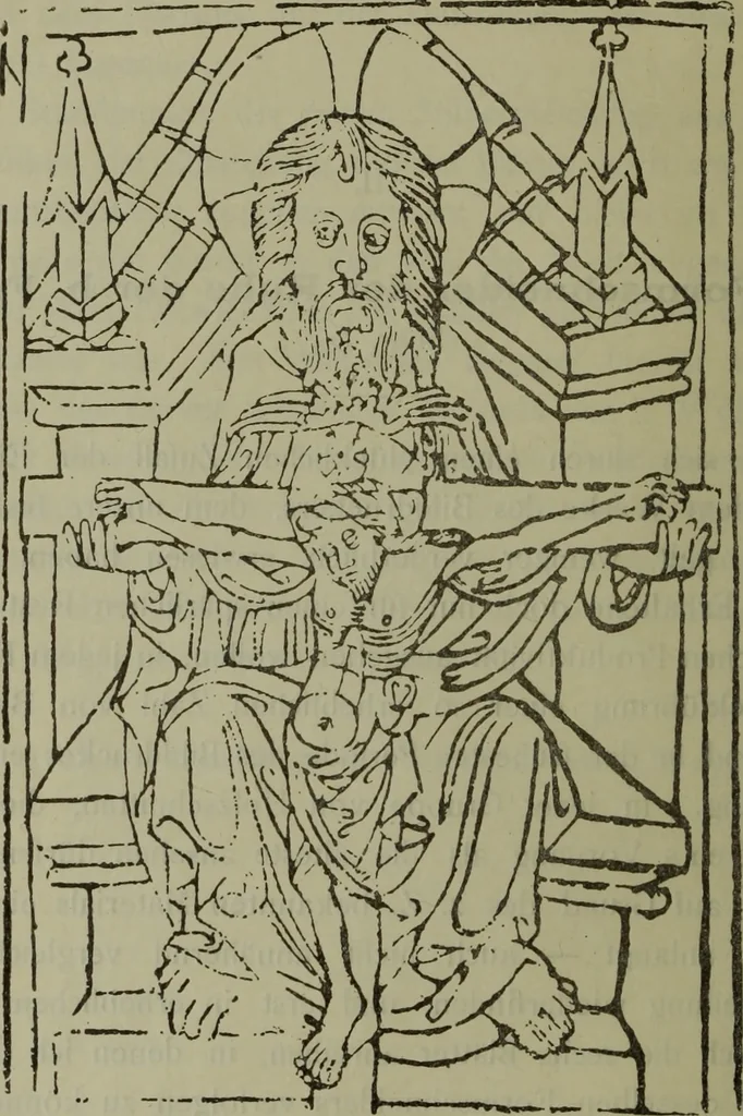 An illustration from Gruppierungsversuche im Bereiche des ältesten Holzschnittes, 1911, leaf 41