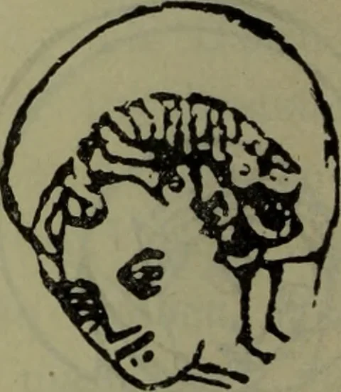 An illustration from Gruppierungsversuche im Bereiche des ältesten Holzschnittes, 1911, leaf 55