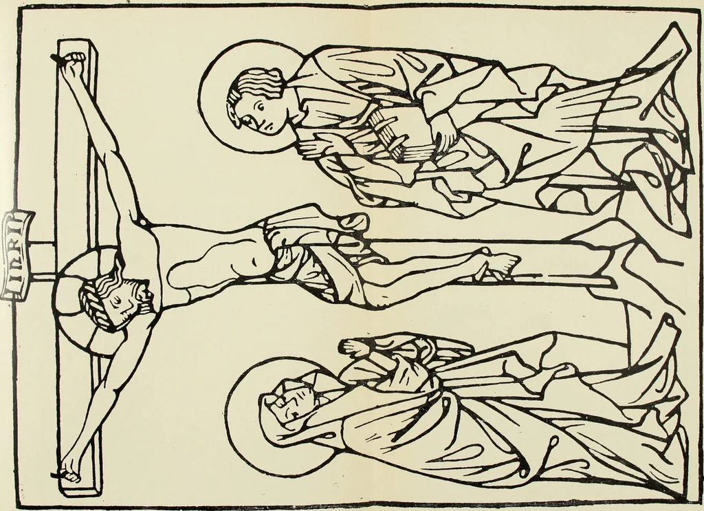 An illustration from Gruppierungsversuche im Bereiche des ältesten Holzschnittes, 1911, leaf 78